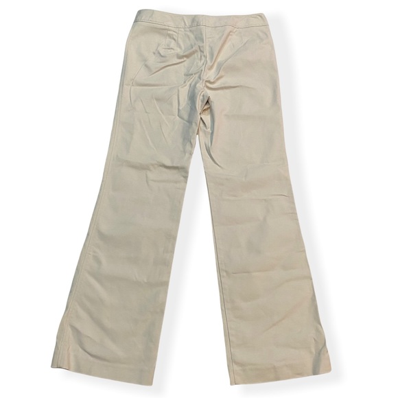 Ann Taylor Cream Wide-Leg Trousers - Picture 3 of 12